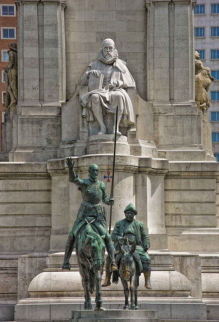 Quijote y Sancho, Plaza de España, Madrid